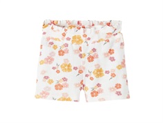 Name It bright white shorts flowers